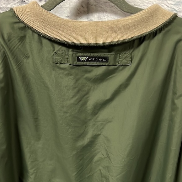 Wedge Golf And Beyond Reversible Jacket Size XL 1/4 Zip Front Windbreaker fleece - Picture 6 of 10
